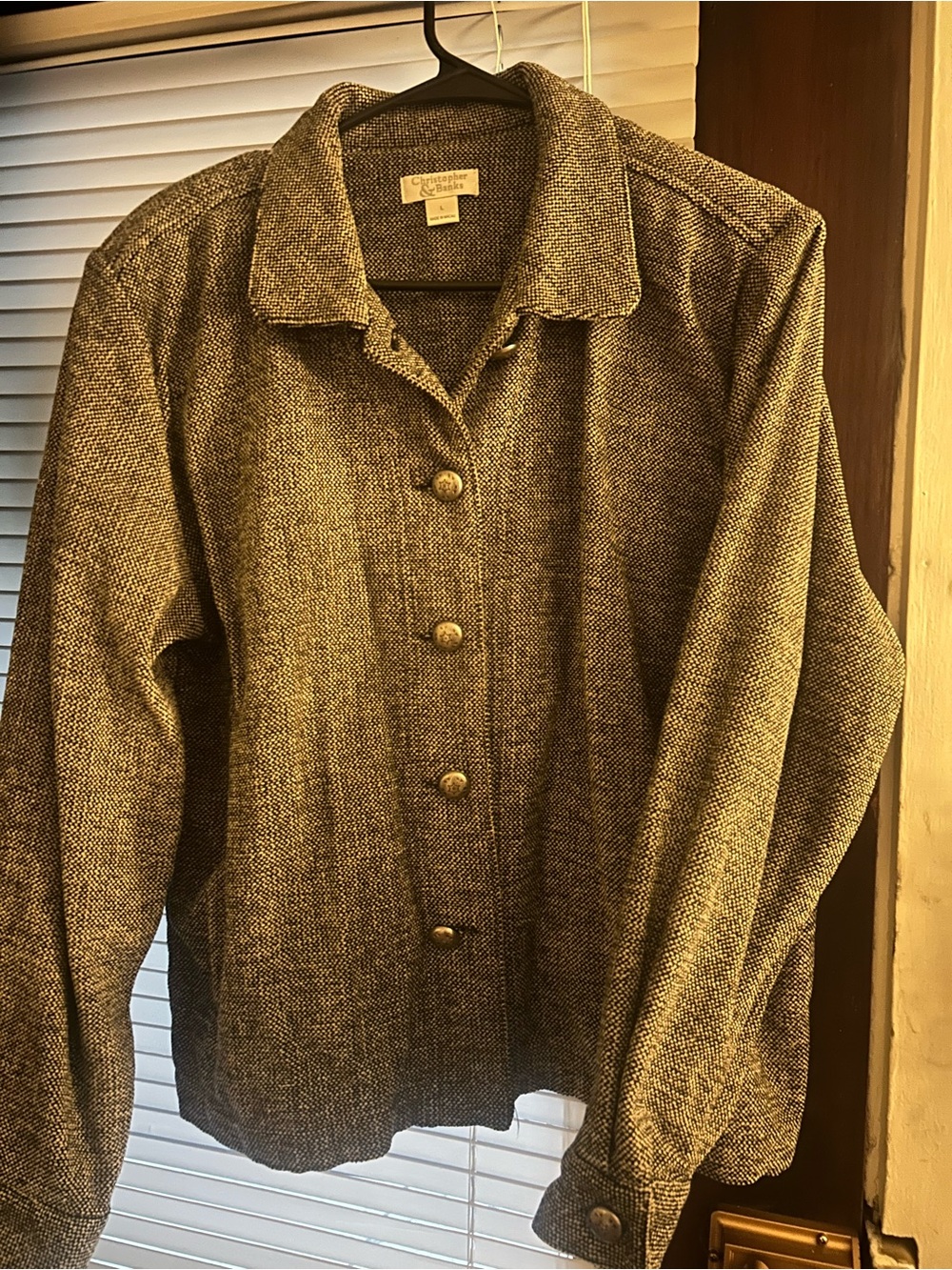 Black and White Tweed-Inspired Jacket